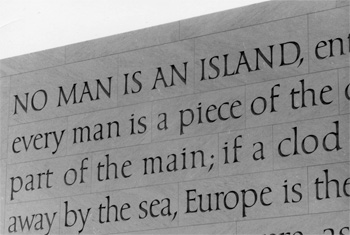 No Man Is An Island mausoleum