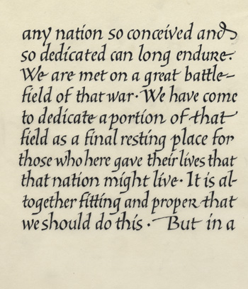 Gettysburg Address panel 2