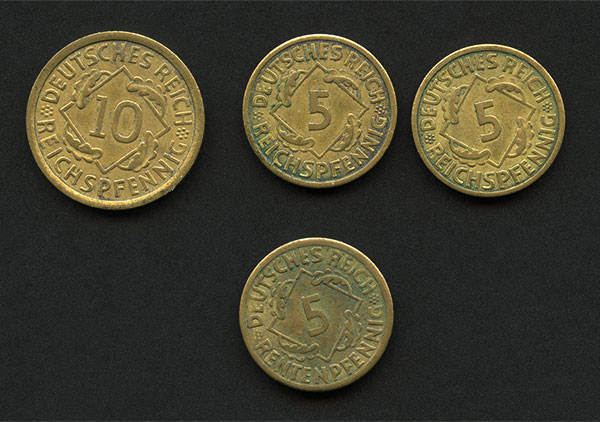 Rentenpfennig and Reichspfennig